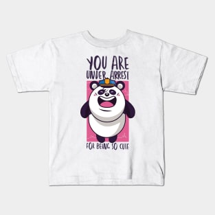 Panda Police Kids T-Shirt